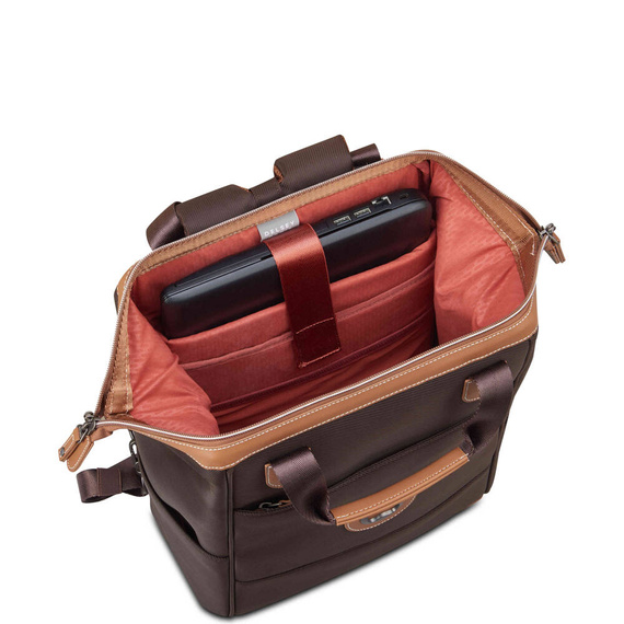 Plecak na laptopa Delsey Chatelet Air 2.0 brązowy