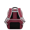 Plecak szkolny z poliestru Delsey Back To School bordowy