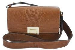 Listonoszka damska skórzana Barberini's 747-12 jasnobrązowa