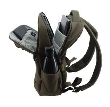 Plecak na laptopa z poliestru Discovery Downtown 941 khaki