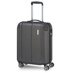 Walizka kabinowa ABS Travelite City antracytowa