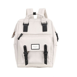 Plecak damski na laptopa Himawari 9018 kremowy