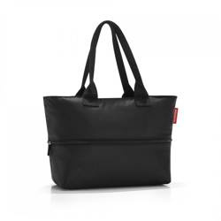 Torebka damska z poliestru Reisenthel shopper e1 czarna