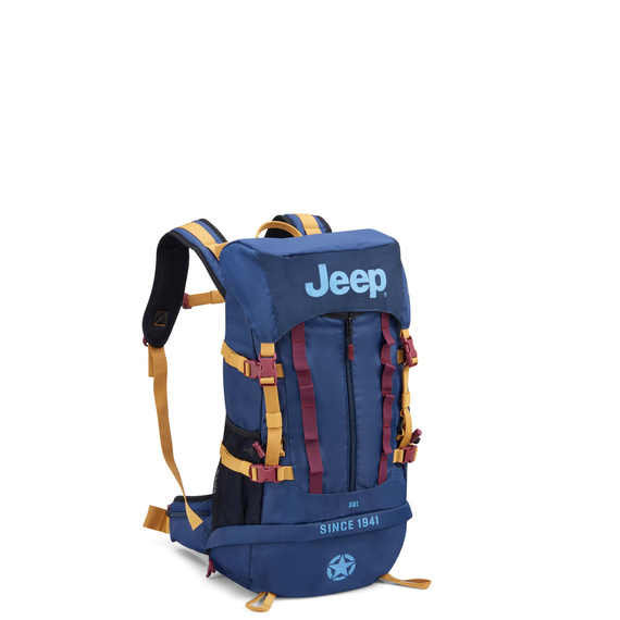 Plecak turystyczny z poliestru Delsey Jeep JS017A niebieski