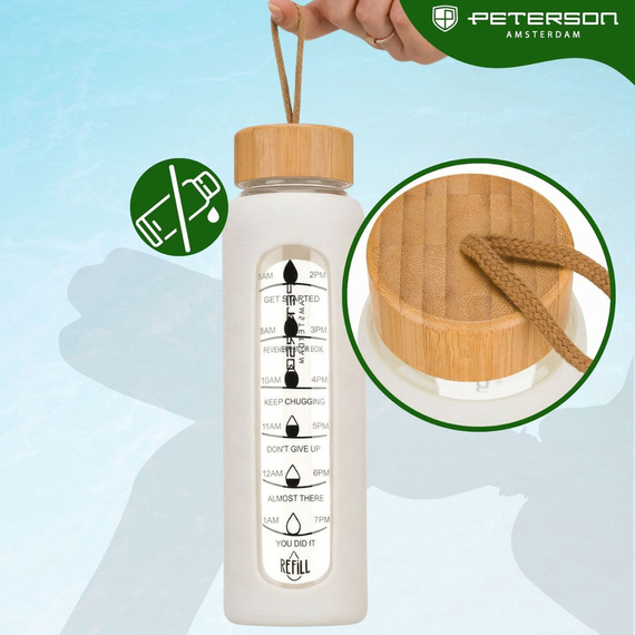 Butelka na wodę Peterson SBW-01 beżowa