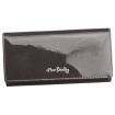 Skórzany lakierowany portfel damski szary — Pierre Cardin 05 LINE