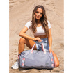 Torba sportowa Peterson 24427 szaro-różowa