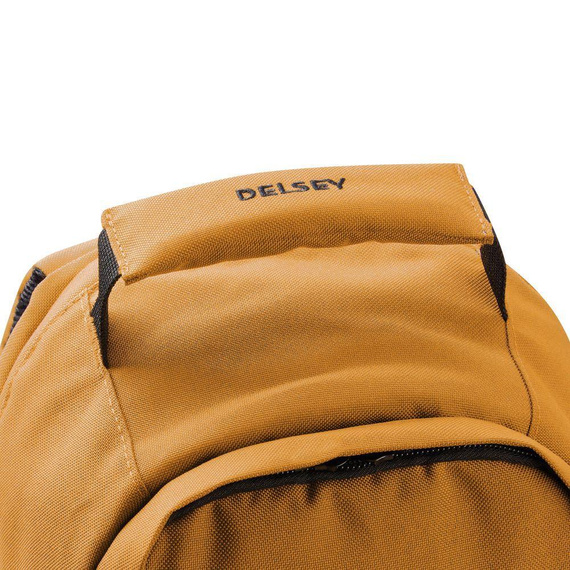 Plecak na laptopa Delsey Securban mały żółty