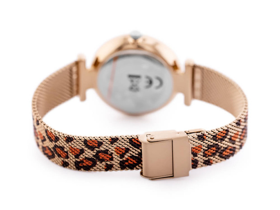 Zegarek damski fashion G. Rossi 12964B-3D3 różowe złoto