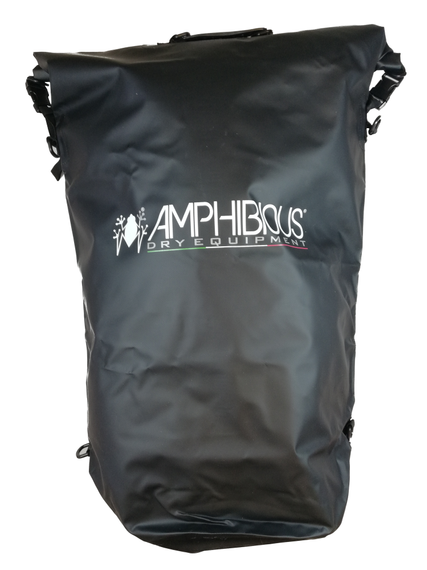 Plecak worek wodoodporny turystyczny czarny - Amphibious Tube 80L